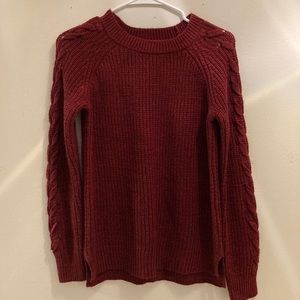 Maroon sweater